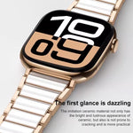 Dây đồng hồ thép không gỉ gốm xDfind, dành cho Apple Watch 42 / 44 / 45 / 46 / 49mm, dành cho Apple Watch 38 / 40 / 41 / S11 42mm