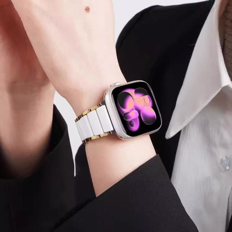 Dây đồng hồ thép không gỉ gốm xDfind, dành cho Apple Watch 42 / 44 / 45 / 46 / 49mm, dành cho Apple Watch 38 / 40 / 41 / S11 42mm