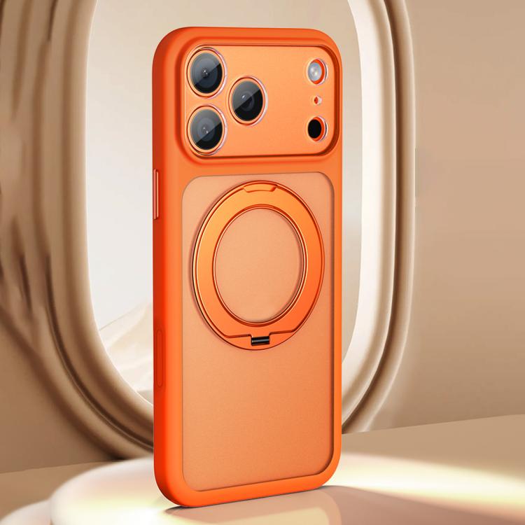 Ốp lưng điện thoại nam châm cảm giác da lỗ lớn mờ kèm nút chụp AI, dành cho iPhone 17 Pro Max, dành cho iPhone 17 Pro