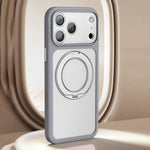 Ốp lưng điện thoại nam châm cảm giác da lỗ lớn mờ kèm nút chụp AI, dành cho iPhone 17 Pro Max, dành cho iPhone 17 Pro