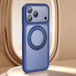 Ốp lưng điện thoại nam châm cảm giác da lỗ lớn mờ kèm nút chụp AI, dành cho iPhone 17 Pro Max, dành cho iPhone 17 Pro