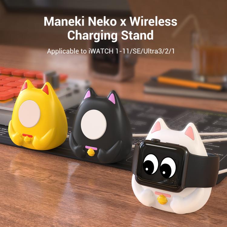 Giá đỡ sạc đồng hồ thông minh XDcase thiết kế Mèo may mắn cho Apple Watch