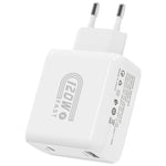 Bộ sạc nhanh HX119 120W giao diện kép USB và Type-C, phích cắm EU, phích cắm UK, phích cắm US