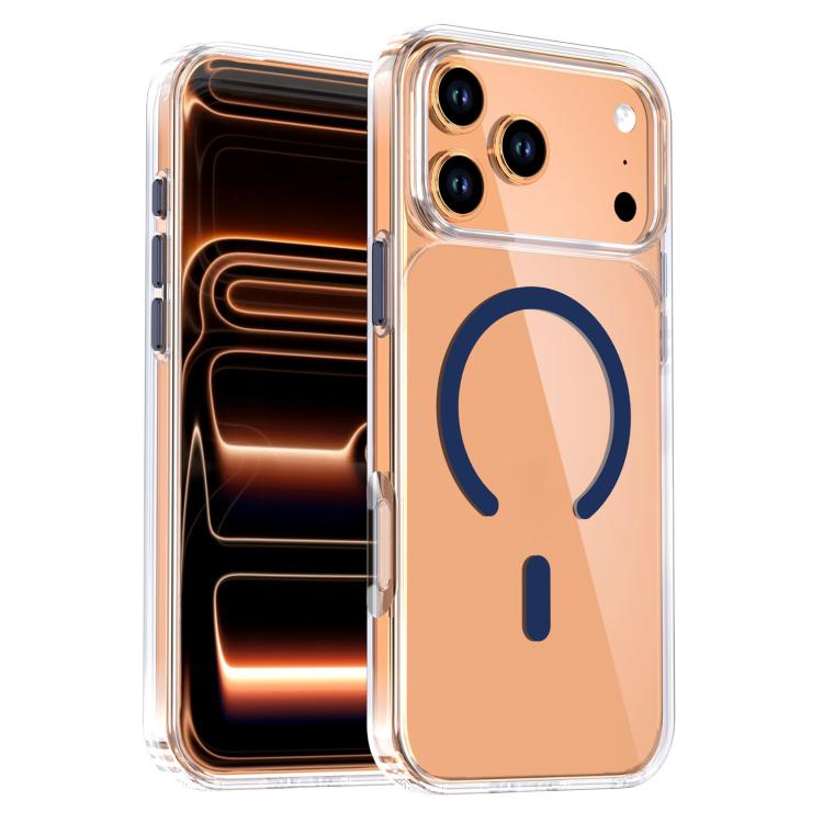 Ốp lưng điện thoại nam châm trong suốt pha lê, dành cho iPhone 17 Pro Max, dành cho iPhone 17 Pro