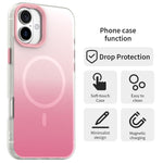 Ốp điện thoại từ tính lai 3 trong 1 Candy Gradient Series, dành cho iPhone 17 Pro Max, iPhone 17 Pro, iPhone 17, iPhone Air, iPhone 16 Pro Max, iPhone 16 Pro, iPhone 16 Plus, iPhone 16