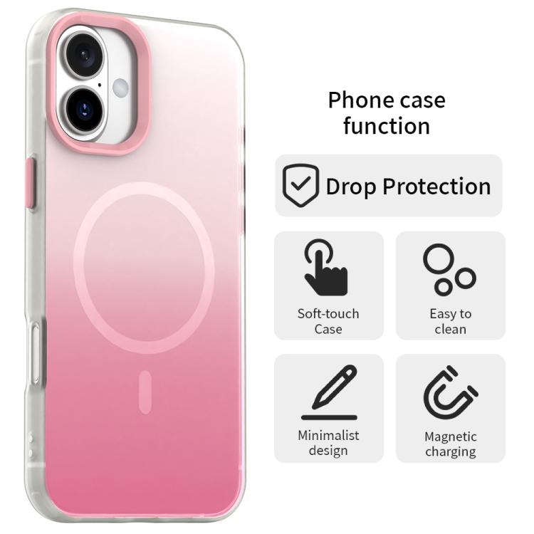 Ốp điện thoại từ tính lai 3 trong 1 Candy Gradient Series, dành cho iPhone 17 Pro Max, iPhone 17 Pro, iPhone 17, iPhone Air, iPhone 16 Pro Max, iPhone 16 Pro, iPhone 16 Plus, iPhone 16