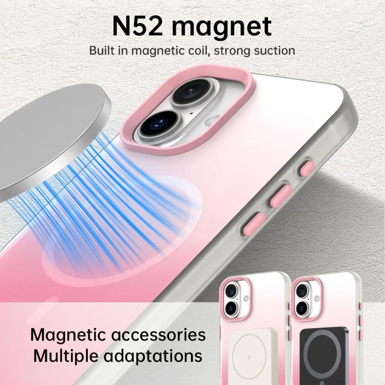 Ốp điện thoại từ tính lai 3 trong 1 Candy Gradient Series, dành cho iPhone 17 Pro Max, iPhone 17 Pro, iPhone 17, iPhone Air, iPhone 16 Pro Max, iPhone 16 Pro, iPhone 16 Plus, iPhone 16
