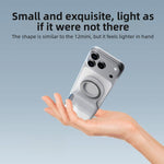 Magnetic Smartphone Shooting Holder Hand Grip Handle Snap On Phone Stand, Single Grip, With Fill Light