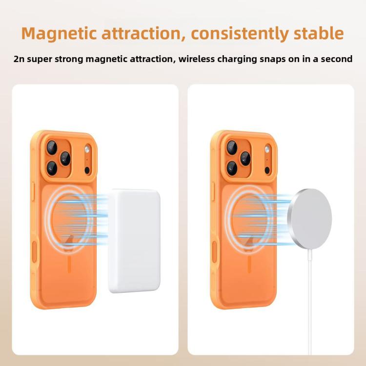 Ốp điện thoại từ tính cảm giác da kiểu Alpha, dành cho iPhone 17 Pro Max, iPhone 17 Pro