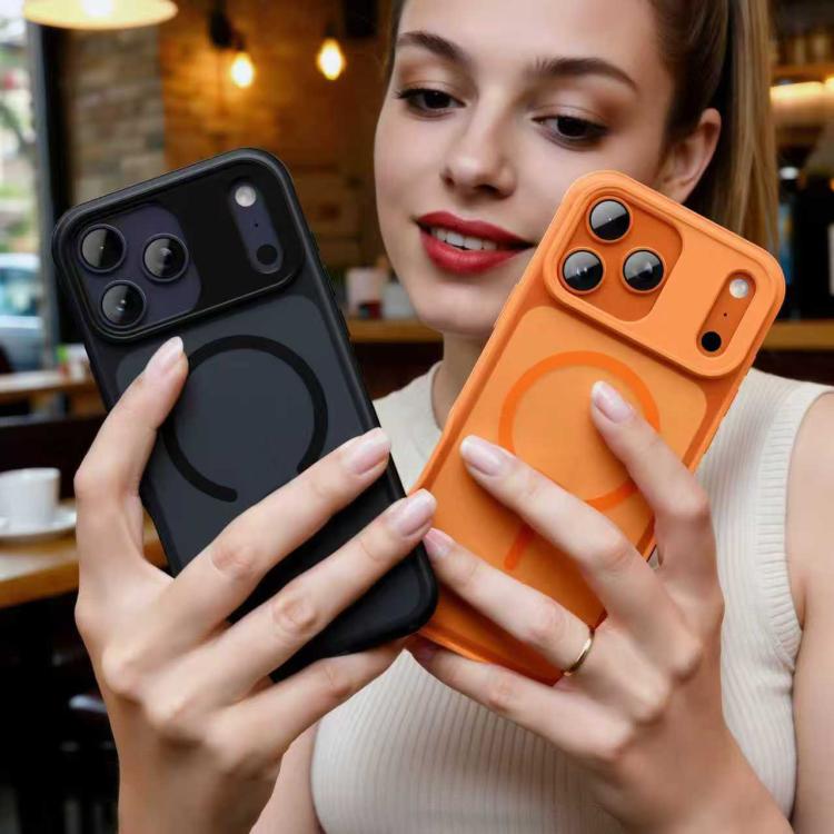 Ốp điện thoại từ tính cảm giác da kiểu Alpha, dành cho iPhone 17 Pro Max, iPhone 17 Pro