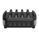 Trạm sạc thông minh ORICO DUK-5P 40W 5 cổng USB kèm giá đỡ, phích cắm US, phích cắm UK, phích cắm AU