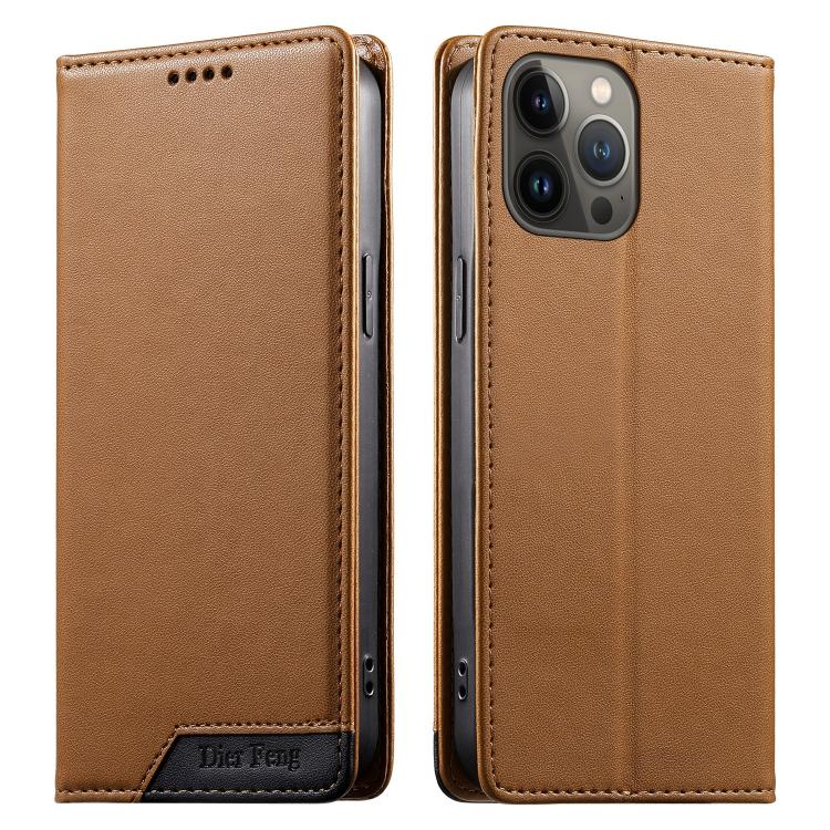Ốp điện thoại da thuần chay RFID nam châm mạnh ghép nối Dierfeng, dành cho iPhone 14 Pro Max, iPhone SE 2022 / SE 2020 / 8 / 7, iPhone 13 Pro Max, iPhone 13 Pro, iPhone 13 mini, iPhone 12 / 12 Pro, iPhone 12 Pro Max, iPhone 12 mini
