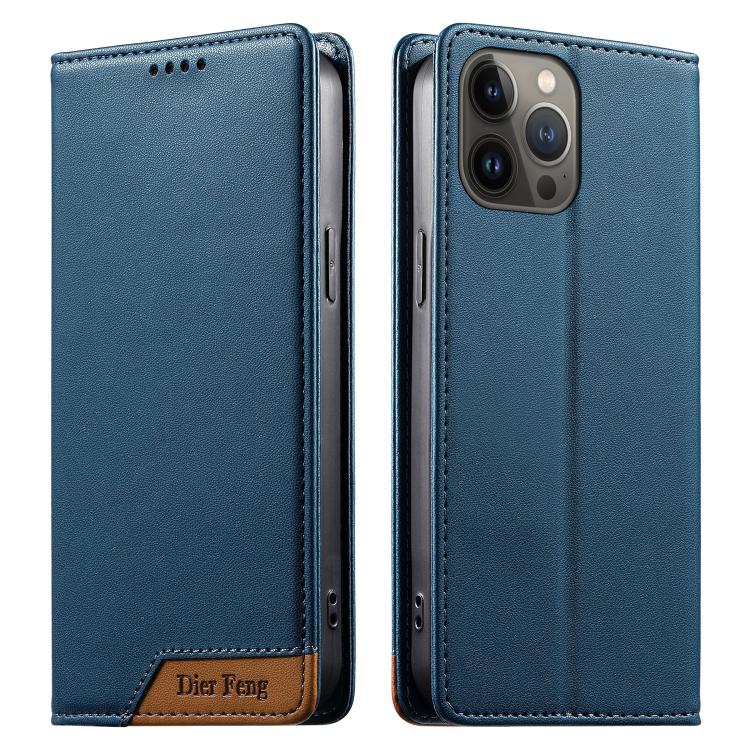 Ốp điện thoại da thuần chay RFID nam châm mạnh ghép nối Dierfeng, dành cho iPhone 14 Pro Max, iPhone SE 2022 / SE 2020 / 8 / 7, iPhone 13 Pro Max, iPhone 13 Pro, iPhone 13 mini, iPhone 12 / 12 Pro, iPhone 12 Pro Max, iPhone 12 mini
