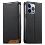 Ốp điện thoại da thuần chay RFID nam châm mạnh ghép nối Dierfeng, dành cho iPhone 14 Pro Max, iPhone SE 2022 / SE 2020 / 8 / 7, iPhone 13 Pro Max, iPhone 13 Pro, iPhone 13 mini, iPhone 12 / 12 Pro, iPhone 12 Pro Max, iPhone 12 mini