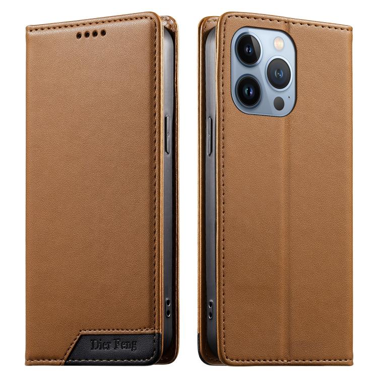 Ốp điện thoại da thuần chay RFID nam châm mạnh ghép nối Dierfeng, dành cho iPhone 14 Pro Max, iPhone SE 2022 / SE 2020 / 8 / 7, iPhone 13 Pro Max, iPhone 13 Pro, iPhone 13 mini, iPhone 12 / 12 Pro, iPhone 12 Pro Max, iPhone 12 mini