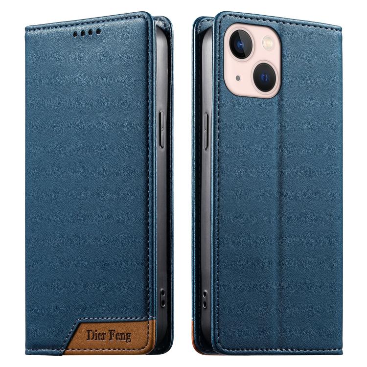 Ốp điện thoại da thuần chay RFID nam châm mạnh ghép nối Dierfeng, dành cho iPhone 14 Pro Max, iPhone SE 2022 / SE 2020 / 8 / 7, iPhone 13 Pro Max, iPhone 13 Pro, iPhone 13 mini, iPhone 12 / 12 Pro, iPhone 12 Pro Max, iPhone 12 mini