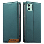 Ốp điện thoại da thuần chay RFID nam châm mạnh ghép nối Dierfeng, dành cho iPhone 11 Pro Max, iPhone 11, iPhone 11 Pro, iPhone X / XS, iPhone XR, iPhone XS Max, iPhone 8 Plus / 7 Plus