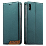 Ốp điện thoại da thuần chay RFID nam châm mạnh ghép nối Dierfeng, dành cho iPhone 11 Pro Max, iPhone 11, iPhone 11 Pro, iPhone X / XS, iPhone XR, iPhone XS Max, iPhone 8 Plus / 7 Plus