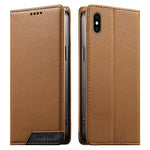 Ốp điện thoại da thuần chay RFID nam châm mạnh ghép nối Dierfeng, dành cho iPhone 11 Pro Max, iPhone 11, iPhone 11 Pro, iPhone X / XS, iPhone XR, iPhone XS Max, iPhone 8 Plus / 7 Plus