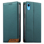 Ốp điện thoại da thuần chay RFID nam châm mạnh ghép nối Dierfeng, dành cho iPhone 11 Pro Max, iPhone 11, iPhone 11 Pro, iPhone X / XS, iPhone XR, iPhone XS Max, iPhone 8 Plus / 7 Plus