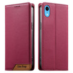 Ốp điện thoại da thuần chay RFID nam châm mạnh ghép nối Dierfeng, dành cho iPhone 11 Pro Max, iPhone 11, iPhone 11 Pro, iPhone X / XS, iPhone XR, iPhone XS Max, iPhone 8 Plus / 7 Plus
