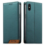 Ốp điện thoại da thuần chay RFID nam châm mạnh ghép nối Dierfeng, dành cho iPhone 11 Pro Max, iPhone 11, iPhone 11 Pro, iPhone X / XS, iPhone XR, iPhone XS Max, iPhone 8 Plus / 7 Plus