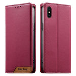 Ốp điện thoại da thuần chay RFID nam châm mạnh ghép nối Dierfeng, dành cho iPhone 11 Pro Max, iPhone 11, iPhone 11 Pro, iPhone X / XS, iPhone XR, iPhone XS Max, iPhone 8 Plus / 7 Plus