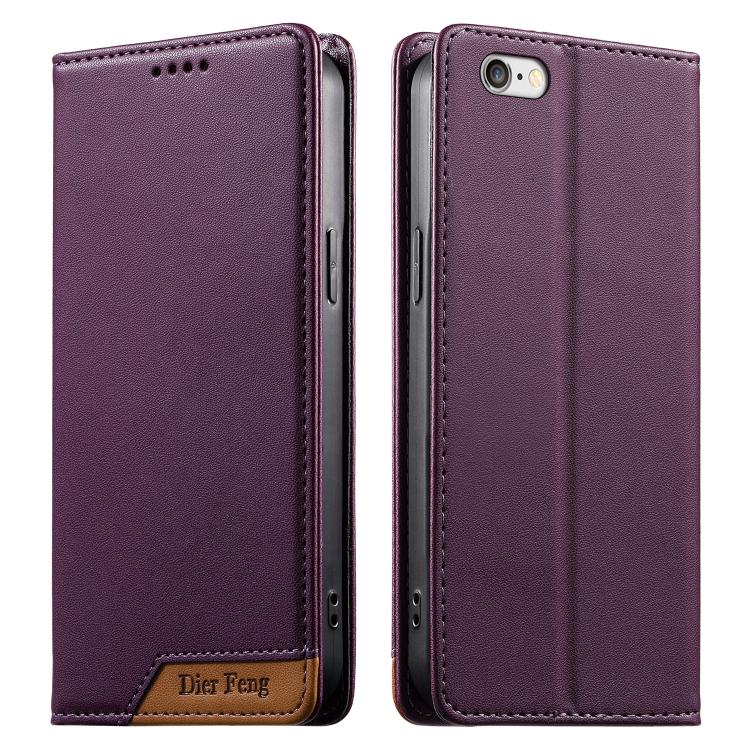 Ốp điện thoại da thuần chay RFID nam châm mạnh ghép nối Dierfeng, dành cho iPhone 14 Pro Max, iPhone SE 2022 / SE 2020 / 8 / 7, iPhone 13 Pro Max, iPhone 13 Pro, iPhone 13 mini, iPhone 12 / 12 Pro, iPhone 12 Pro Max, iPhone 12 mini
