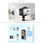 Màn hình selfie FEELWORLD MC4 cho vlog, livestream, kết nối không dây từ tính, có điều khiển từ xa