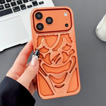 Ốp lưng điện thoại TPU thoáng khí tản nhiệt hình chú hề mạ điện, dành cho iPhone 17 Pro Max, dành cho iPhone 17 Pro, dành cho iPhone 17, dành cho iPhone 16 Pro Max, dành cho iPhone 16 Pro, dành cho iPhone 16