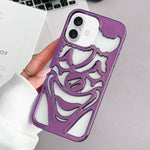 Ốp lưng điện thoại TPU thoáng khí tản nhiệt hình chú hề mạ điện, dành cho iPhone 17 Pro Max, dành cho iPhone 17 Pro, dành cho iPhone 17, dành cho iPhone 16 Pro Max, dành cho iPhone 16 Pro, dành cho iPhone 16