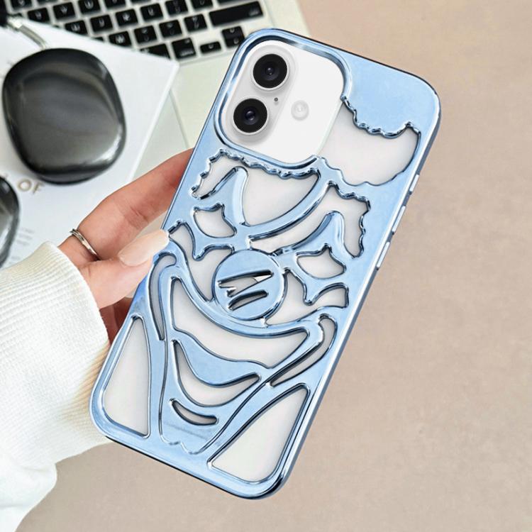 Ốp lưng điện thoại TPU thoáng khí tản nhiệt hình chú hề mạ điện, dành cho iPhone 17 Pro Max, dành cho iPhone 17 Pro, dành cho iPhone 17, dành cho iPhone 16 Pro Max, dành cho iPhone 16 Pro, dành cho iPhone 16