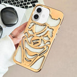 Ốp lưng điện thoại TPU thoáng khí tản nhiệt hình chú hề mạ điện, dành cho iPhone 17 Pro Max, dành cho iPhone 17 Pro, dành cho iPhone 17, dành cho iPhone 16 Pro Max, dành cho iPhone 16 Pro, dành cho iPhone 16