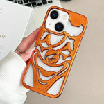 Ốp lưng điện thoại TPU thoáng khí tản nhiệt hình chú hề mạ điện, dành cho iPhone 15 Pro Max, dành cho iPhone 15 Pro, dành cho iPhone 15, dành cho iPhone 14, dành cho iPhone 14 Pro, dành cho iPhone 14 Pro Max