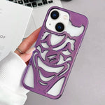 Ốp lưng điện thoại TPU thoáng khí tản nhiệt hình chú hề mạ điện, dành cho iPhone 15 Pro Max, dành cho iPhone 15 Pro, dành cho iPhone 15, dành cho iPhone 14, dành cho iPhone 14 Pro, dành cho iPhone 14 Pro Max
