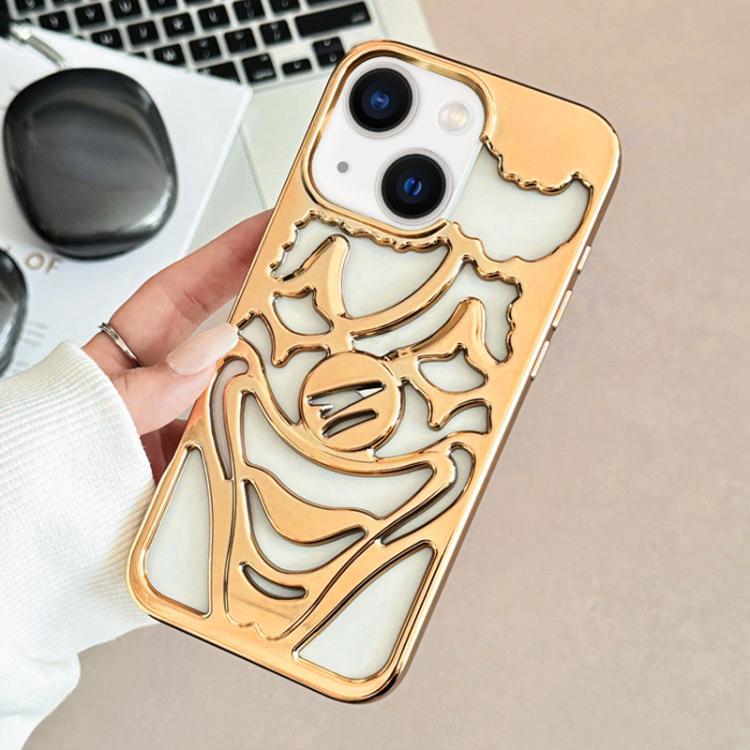 Ốp lưng điện thoại TPU thoáng khí tản nhiệt hình chú hề mạ điện, dành cho iPhone 15 Pro Max, dành cho iPhone 15 Pro, dành cho iPhone 15, dành cho iPhone 14, dành cho iPhone 14 Pro, dành cho iPhone 14 Pro Max