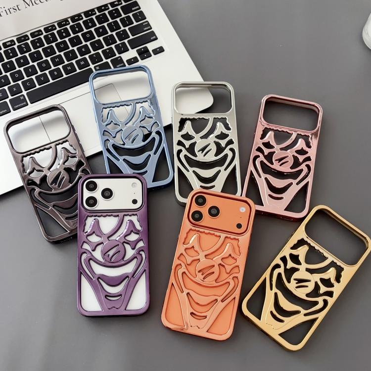 Ốp lưng điện thoại TPU thoáng khí tản nhiệt hình chú hề mạ điện, dành cho iPhone 15 Pro Max, dành cho iPhone 15 Pro, dành cho iPhone 15, dành cho iPhone 14, dành cho iPhone 14 Pro, dành cho iPhone 14 Pro Max