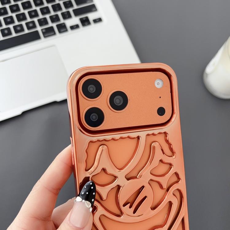 Ốp lưng điện thoại TPU thoáng khí tản nhiệt hình chú hề mạ điện, dành cho iPhone 17 Pro Max, dành cho iPhone 17 Pro, dành cho iPhone 17, dành cho iPhone 16 Pro Max, dành cho iPhone 16 Pro, dành cho iPhone 16