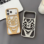 Ốp lưng điện thoại TPU thoáng khí tản nhiệt hình chú hề mạ điện, dành cho iPhone 15 Pro Max, dành cho iPhone 15 Pro, dành cho iPhone 15, dành cho iPhone 14, dành cho iPhone 14 Pro, dành cho iPhone 14 Pro Max