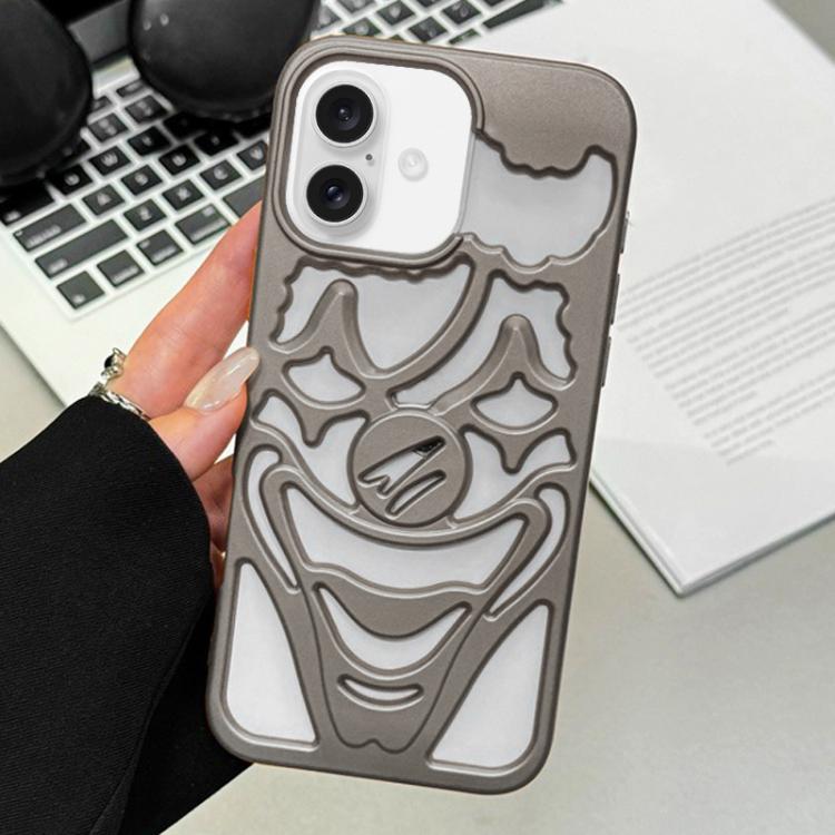 Ốp lưng điện thoại TPU thoáng khí tản nhiệt hình chú hề phun dầu, dành cho iPhone 17 Pro Max, dành cho iPhone 17 Pro, dành cho iPhone 17, dành cho iPhone 16 Pro Max, dành cho iPhone 16 Pro, dành cho iPhone 16