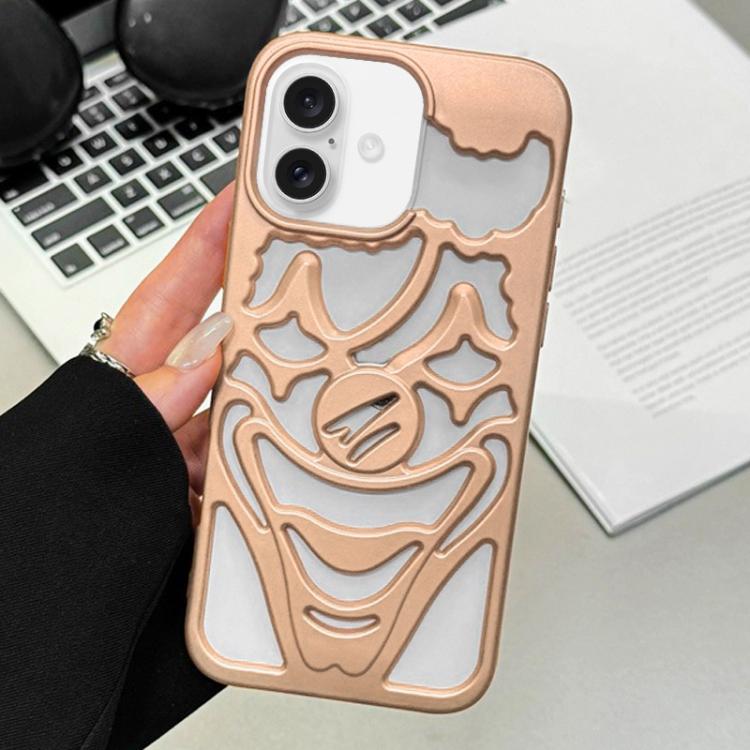 Ốp lưng điện thoại TPU thoáng khí tản nhiệt hình chú hề phun dầu, dành cho iPhone 17 Pro Max, dành cho iPhone 17 Pro, dành cho iPhone 17, dành cho iPhone 16 Pro Max, dành cho iPhone 16 Pro, dành cho iPhone 16