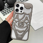 Ốp lưng điện thoại TPU thoáng khí tản nhiệt hình chú hề phun dầu, dành cho iPhone 17 Pro Max, dành cho iPhone 17 Pro, dành cho iPhone 17, dành cho iPhone 16 Pro Max, dành cho iPhone 16 Pro, dành cho iPhone 16