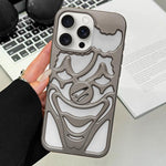 Ốp lưng điện thoại TPU thoáng khí tản nhiệt hình chú hề phun dầu, dành cho iPhone 15 Pro Max, dành cho iPhone 15 Pro, dành cho iPhone 15, dành cho iPhone 14, dành cho iPhone 14 Pro, dành cho iPhone 14 Pro Max