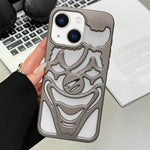 Ốp lưng điện thoại TPU thoáng khí tản nhiệt hình chú hề phun dầu, dành cho iPhone 15 Pro Max, dành cho iPhone 15 Pro, dành cho iPhone 15, dành cho iPhone 14, dành cho iPhone 14 Pro, dành cho iPhone 14 Pro Max