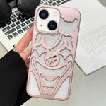 Ốp lưng điện thoại TPU thoáng khí tản nhiệt hình chú hề phun dầu, dành cho iPhone 15 Pro Max, dành cho iPhone 15 Pro, dành cho iPhone 15, dành cho iPhone 14, dành cho iPhone 14 Pro, dành cho iPhone 14 Pro Max
