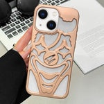 Ốp lưng điện thoại TPU thoáng khí tản nhiệt hình chú hề phun dầu, dành cho iPhone 15 Pro Max, dành cho iPhone 15 Pro, dành cho iPhone 15, dành cho iPhone 14, dành cho iPhone 14 Pro, dành cho iPhone 14 Pro Max
