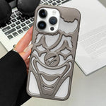 Ốp lưng điện thoại TPU thoáng khí tản nhiệt hình chú hề phun dầu, dành cho iPhone 15 Pro Max, dành cho iPhone 15 Pro, dành cho iPhone 15, dành cho iPhone 14, dành cho iPhone 14 Pro, dành cho iPhone 14 Pro Max