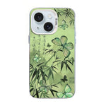 Ốp điện thoại họa tiết bướm mạ bạc PC kết hợp TPU, Dành cho iPhone 15, Dành cho iPhone 14 Plus, Dành cho iPhone 14, Dành cho iPhone 14 Pro, Dành cho iPhone 14 Pro Max, Dành cho iPhone SE 2022 / SE 2020