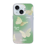 Ốp điện thoại họa tiết bướm mạ bạc PC kết hợp TPU, Dành cho iPhone 15, Dành cho iPhone 14 Plus, Dành cho iPhone 14, Dành cho iPhone 14 Pro, Dành cho iPhone 14 Pro Max, Dành cho iPhone SE 2022 / SE 2020