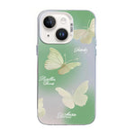 Ốp điện thoại họa tiết bướm mạ bạc PC kết hợp TPU, Dành cho iPhone 13 Pro Max, Dành cho iPhone 13 Pro, Dành cho iPhone 13, Dành cho iPhone 13 mini, Dành cho iPhone 12 Pro Max, Dành cho iPhone 12 Pro